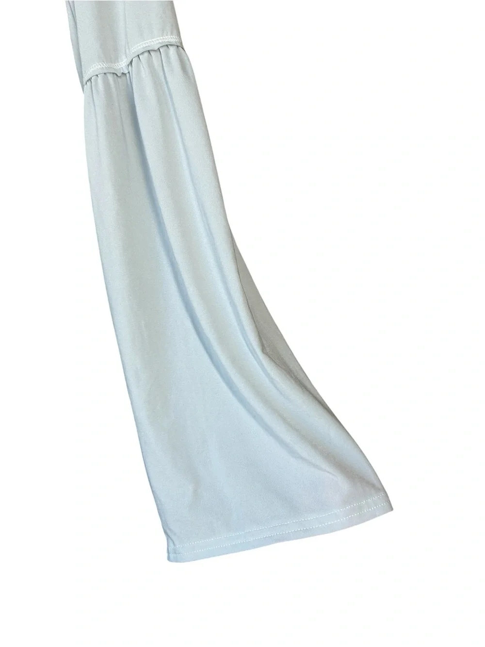 Free People Movement Movin On Up Light Blue Tissue Weight Crop Top